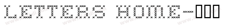 letters home字体转换
